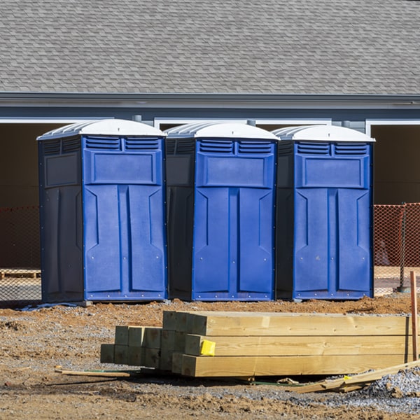 how often are the porta potties cleaned and serviced during a rental period in Llano Grande Texas